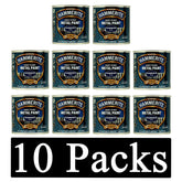 10X Hammerite Hammered Blue Paint 250ml Tin Paint